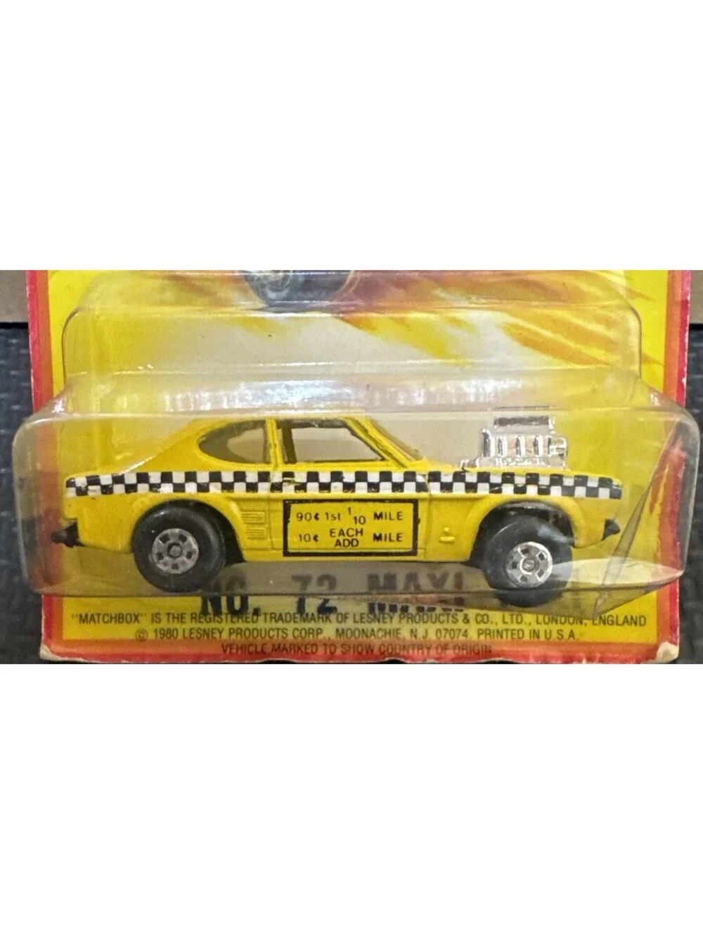 VTG NOS NIP 1980 MATCHBOX LESNEY TM DIECAST # 72 